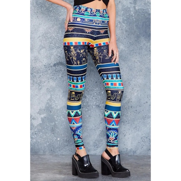 BlackMilk Walk Like An Egyptian HWMF Leggings size M - Picture 10 of 10